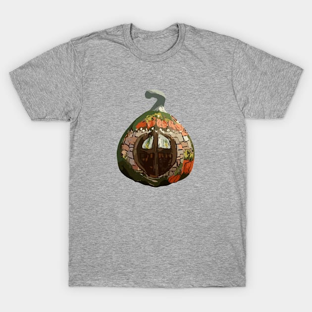 rustic home pumpkin T-Shirt by Kikabreu